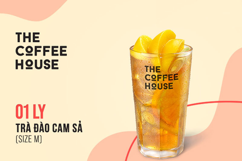 Trà đào cam sả The Coffee House