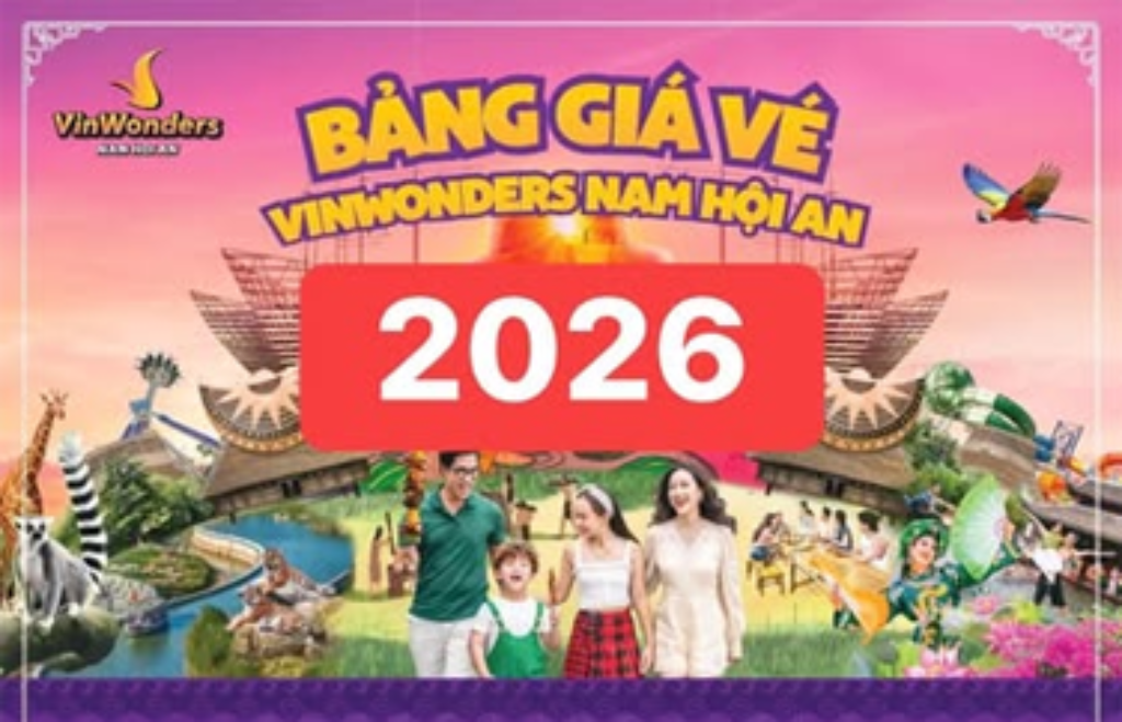 Giá Vé VinWonders 2026: Bảng Giá Chi Tiết
