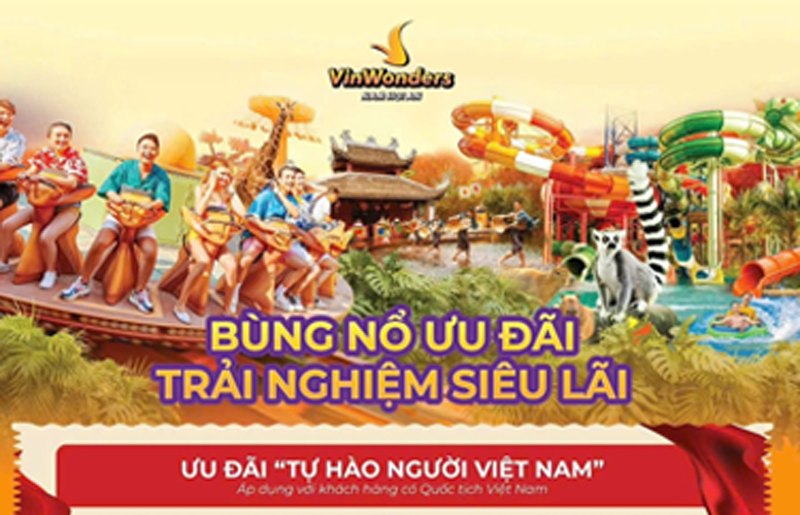 Giá vé VinWonders Nam Hội An và Cửa Hội