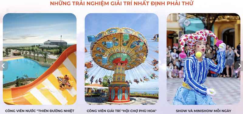 Trò chơi cảm giác mạnh và khu vui chơi gia đình